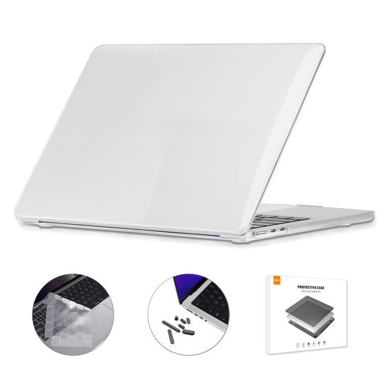 ENKAY 3 in 1 Crystal Laptop Case for MacBook Air 13.6 2022 A2681 US Version
