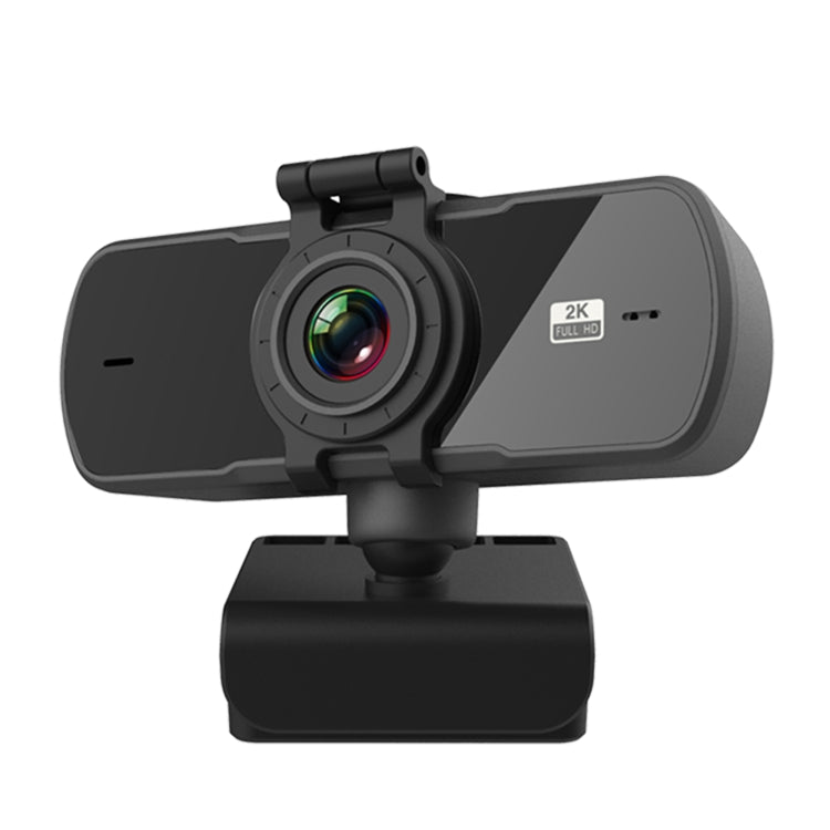 4K Auto Focus Webcam with 360-Degree Rotation and Mic
