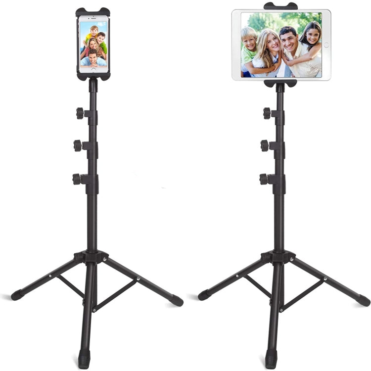 Adjustable Floor Tablet Tripod Stand for 4.7-12.9 inch Devices