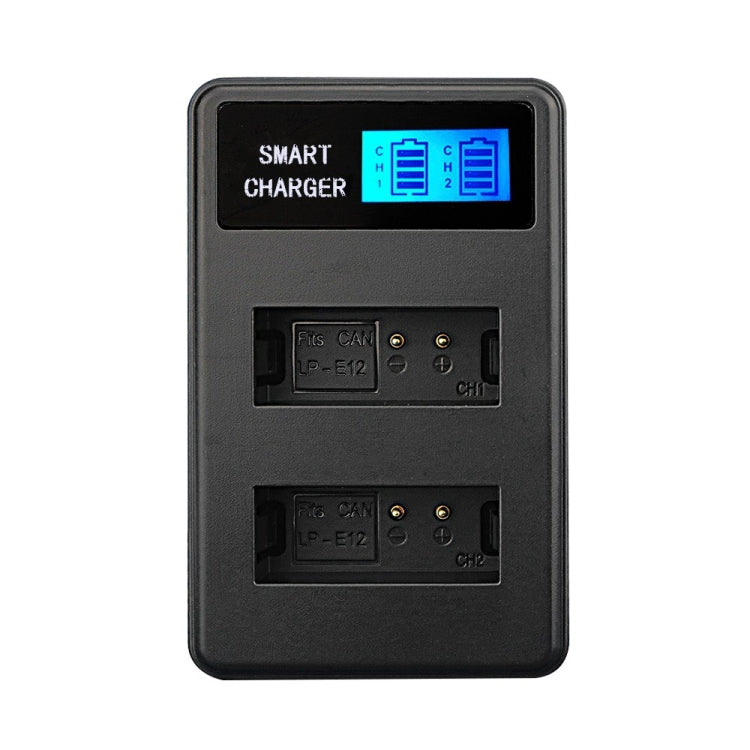 Canon LP-E12 Dual-Channel Charger with Smart LCD Display