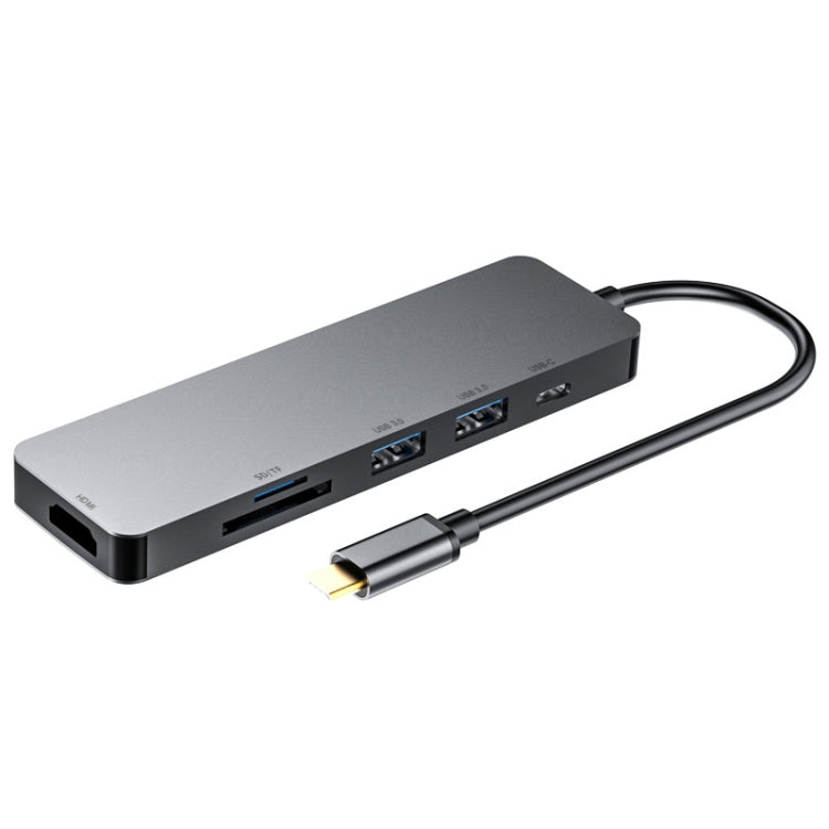 6-in-1 Type C Docking Station Multi-function HUB