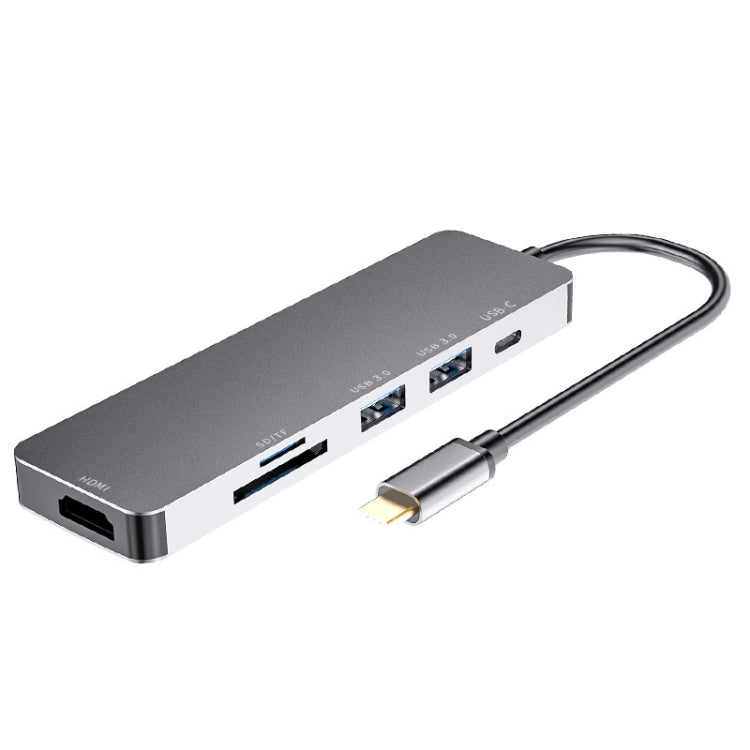 6-in-1 Type C Docking Station Multi-function HUB