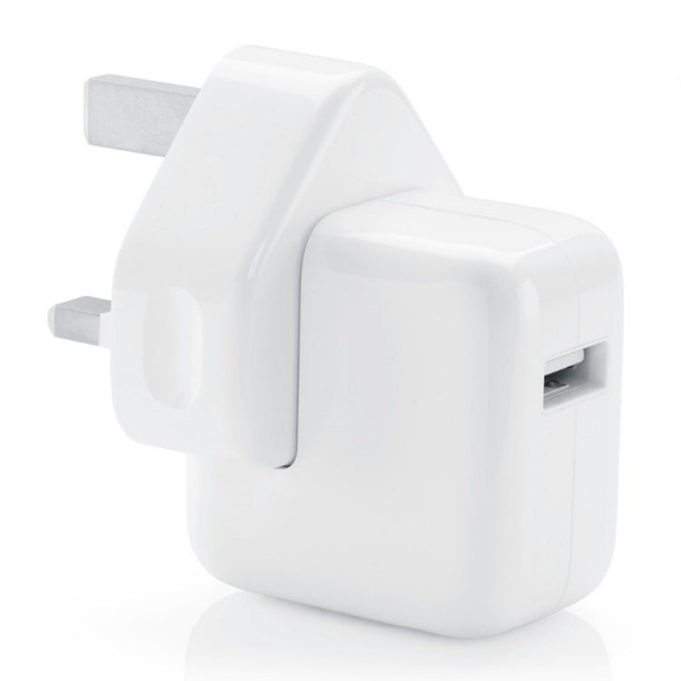 12W USB Charger with UK Plug and 8 Pin Data Cable for iPad / iPhone / iPod Series