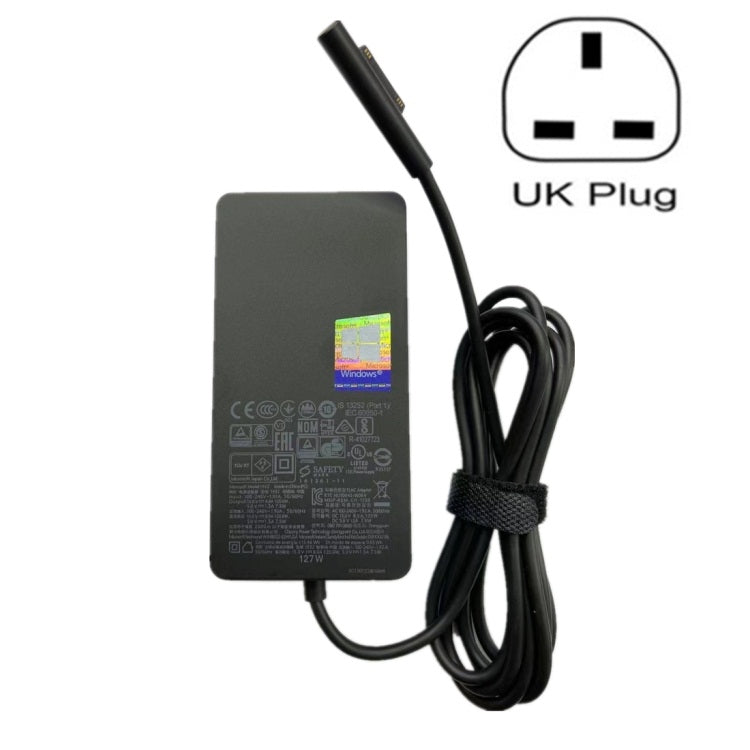 Charger for Microsoft Surface Book 3 1932 - 127W AC Adapter with UK Plug