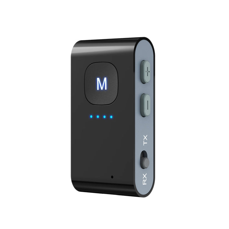 Bluetooth 5.0 2-in-1 Audio Adapter with Battery Display