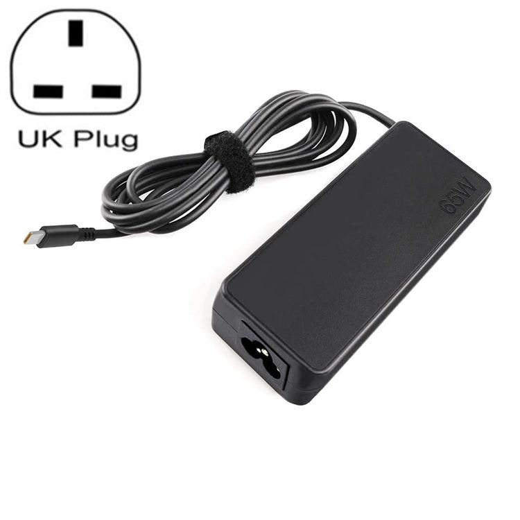 Laptop Charger with Thunder Type-C Port and UK Plug - 65W