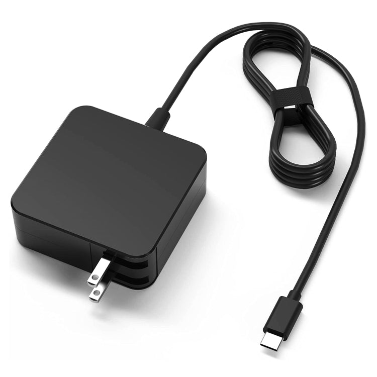 Square Portable Type-C Power Adapter 65W 20V 3.25A - US Plug
