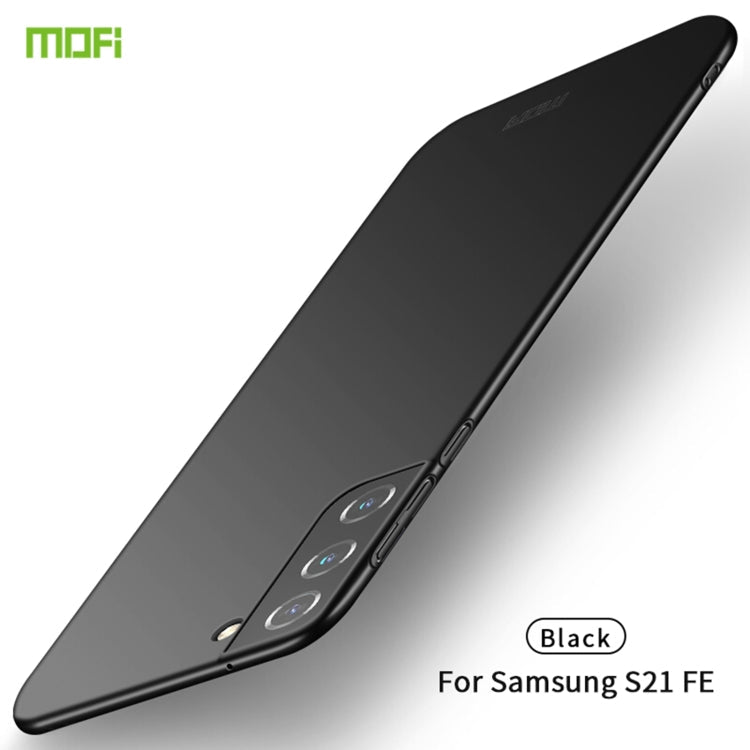 Samsung Galaxy S21 FE MOFI Frosted PC Ultra-Thin Hard Case in Black