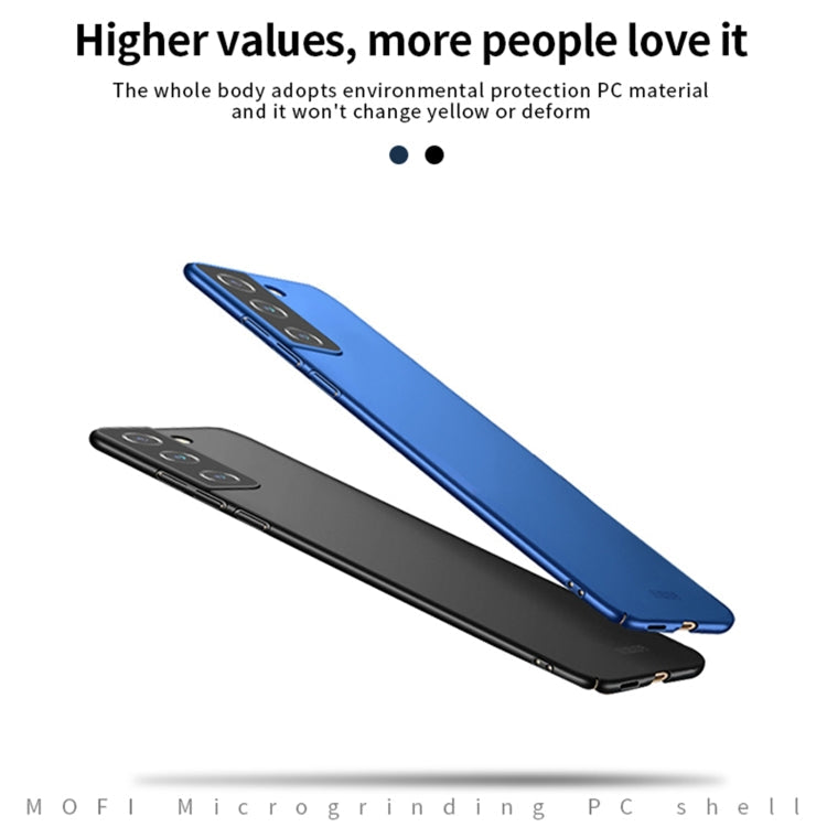 Samsung Galaxy S21 FE MOFI Frosted PC Ultra-Thin Hard Case in Black