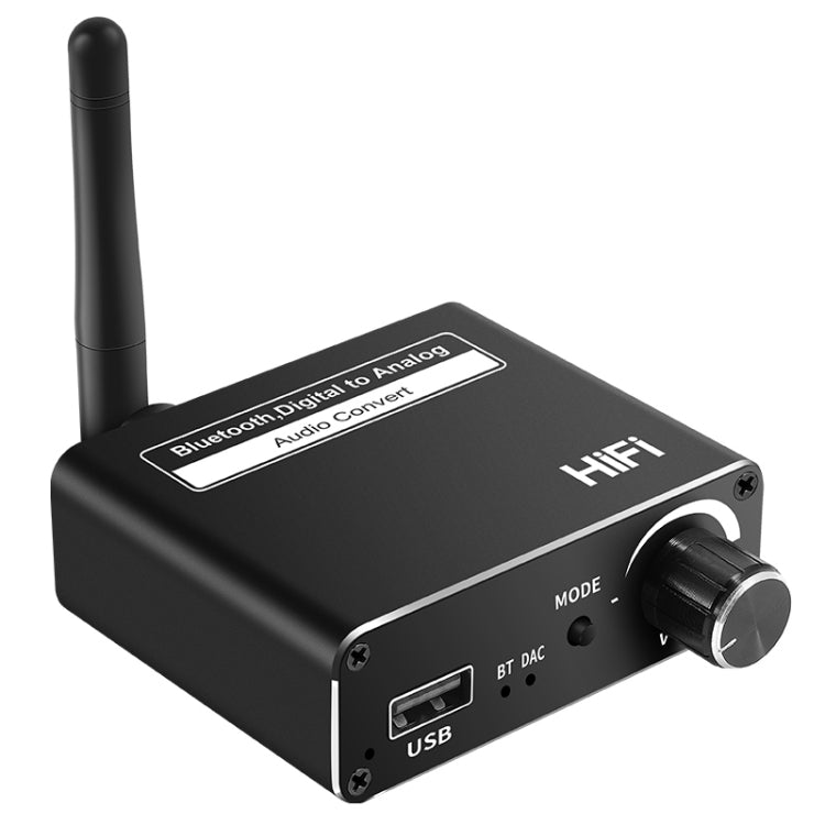 Bluetooth Digital Audio Receiver with Long-Range Wireless Connectivity and Multiple Interfaces