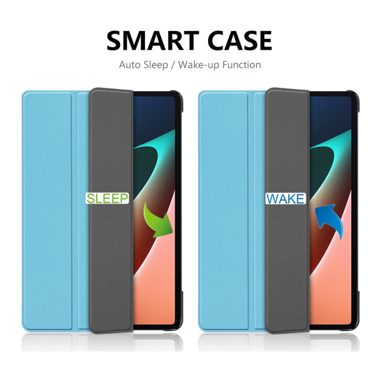 ENKAY Custer Texture Horizontal Flip Leather Case for Xiaomi Mi Pad 5/5 Pro (Black)