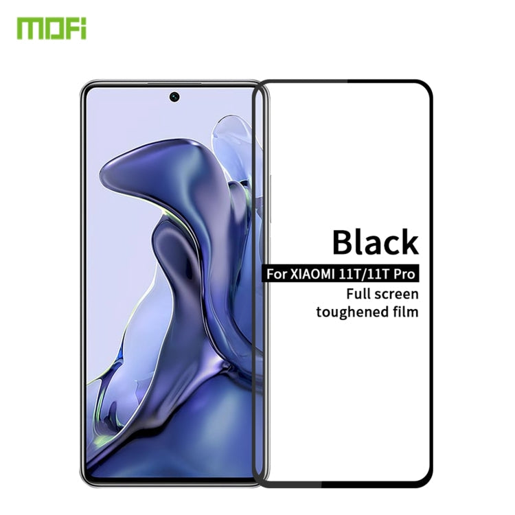 MOFI 9H 2.5D Full Screen Tempered Glass Film for Xiaomi Mi 11T / 11T pro (Black)