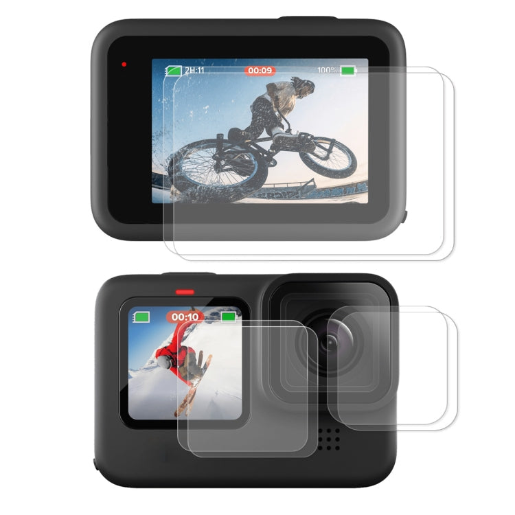 ENKAY Hat-Prince 3 in 1 Tempered Glass Screen Protector for GoPro HERO 10 Black (2-Piece Set)