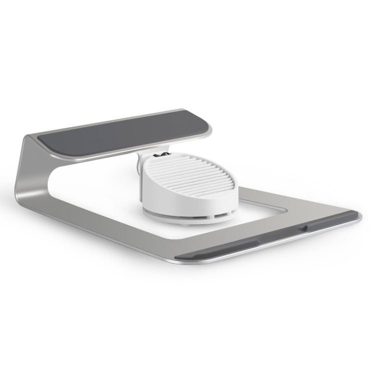 Aluminum Alloy Laptop Stand with Built-in Cooling Fan