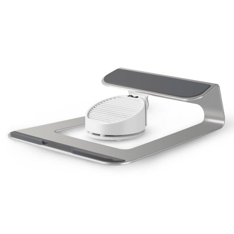 Aluminum Alloy Laptop Stand with Built-in Cooling Fan