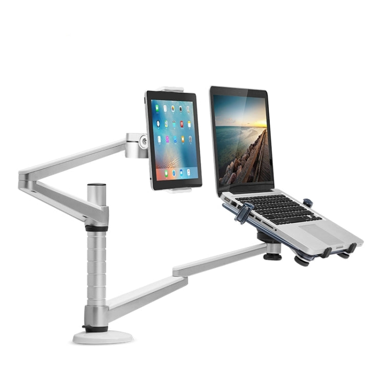 Adjustable Laptop and Tablet Stand with Rotating Feature for 10-16 Inch Notebooks and 4.7-12.9 Inch Tablet PCs