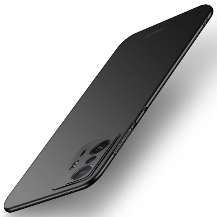 MOFI Frosted PC Ultra-thin Hard Phone Case for Xiaomi Mi 11T / 11T Pro (Black)