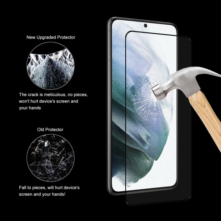 ENKAY Ultra-thin 0.2mm Full Glue Coverage Tempered Glass Protector for Samsung Galaxy S22 5G