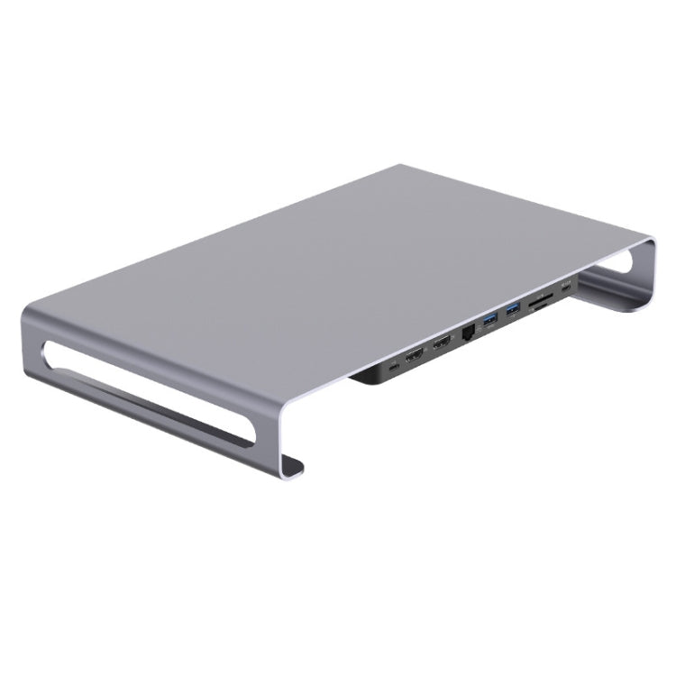 9-in-1 Multifunction Type-C Docking Station HUB Adapter with Enhanced Display and Simultaneous Usage