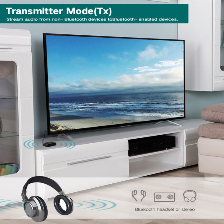 2-in-1 Bluetooth Receiver & Transmitter for Car Hands-free Audio