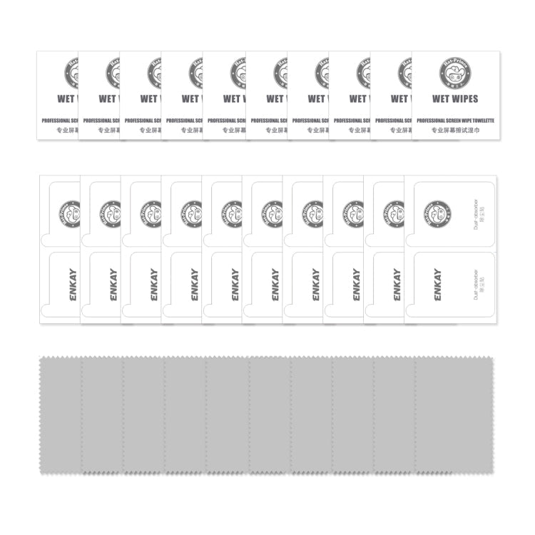 Samsung Galaxy S22 Ultra 5G - Pack of 10 ENKAY Soft Hydrogel Screen Protectors