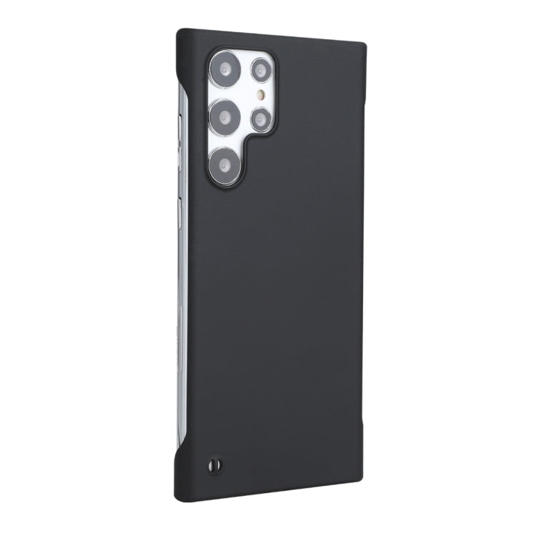 ENKAY Matte Frameless Hard PC Case for Samsung Galaxy S22 Ultra 5G (Black) - Durable Protection with Elegant Design