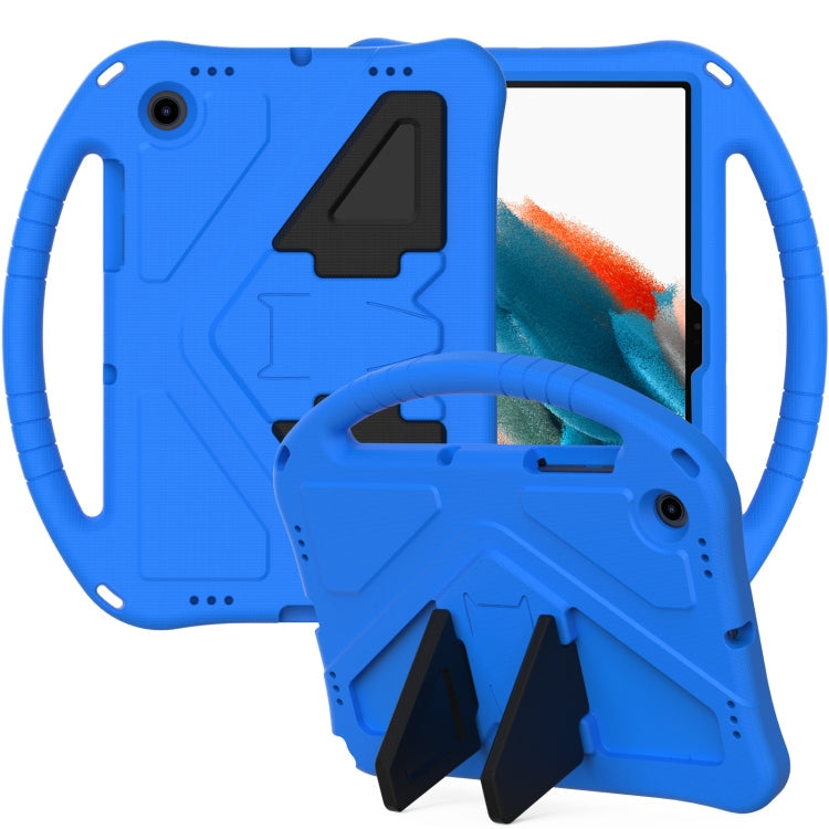 EVA Shockproof Tablet Case with Holder for Samsung Galaxy Tab A8 10.5 (Blue)