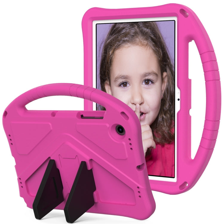 Shockproof Tablet Case for Samsung Galaxy Tab A8 10.5 2021 X200 / X205 with Holder(RoseRed)