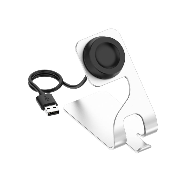 Rotating Magnetic Silver Charging Base for Huawei Watch 3