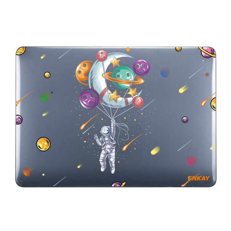 ENKAY Star Series Pattern Laptop Protective Crystal Case For MacBook Pro 15.4 inch A1707 / A1990 (Balloon Astronaut)