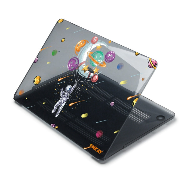 ENKAY Star Series Pattern Laptop Protective Crystal Case For MacBook Pro 15.4 inch A1707 / A1990 (Balloon Astronaut)