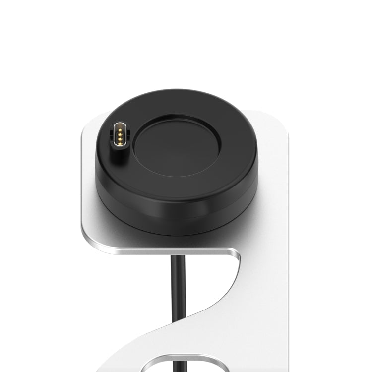 For Garmin Fenix 7 Smart Watch Metal Charging Stand (Silver)