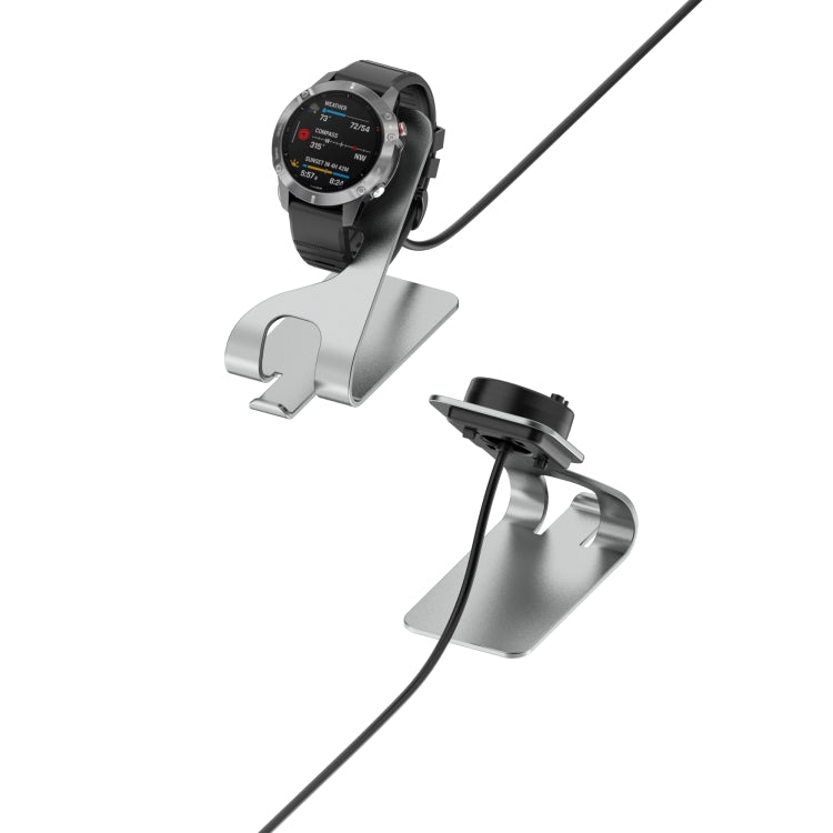 Garmin Fenix 7X Smart Watch Metal Charger Stand - Gray