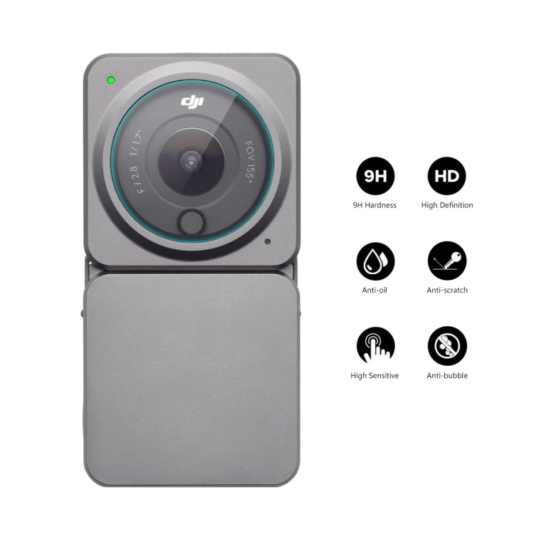 ENKAY 0.2mm 9H Tempered Glass Screen Film for DJI Action 2 - Power Combo Version