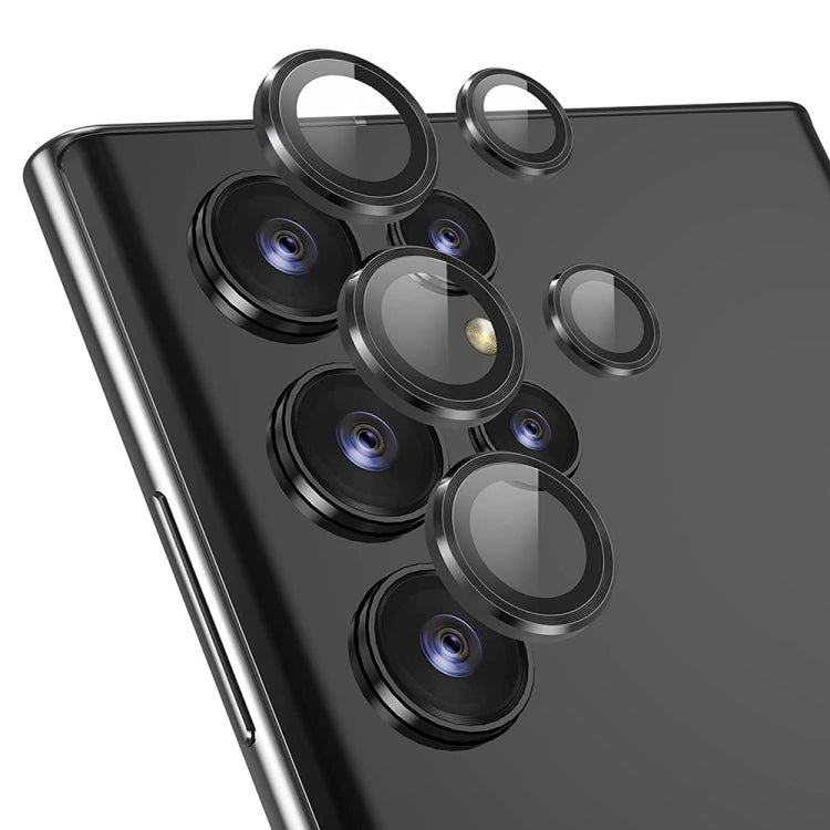 ENKAY Black Camera Lens Cover for Samsung Galaxy S22 Ultra 5G