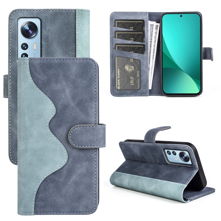 Blue Leather Phone Case for Xiaomi 12