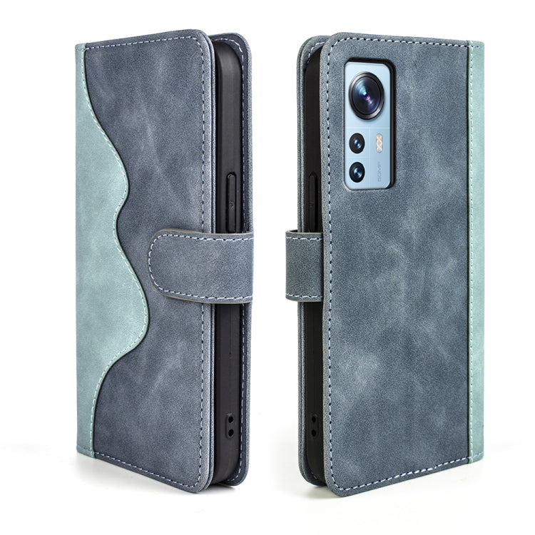 Blue Leather Phone Case for Xiaomi 12