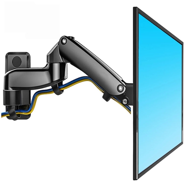 F150 Adjustable Gas Spring Arm Monitor Wall Mount for 17-27 inch LED LCD Monitors