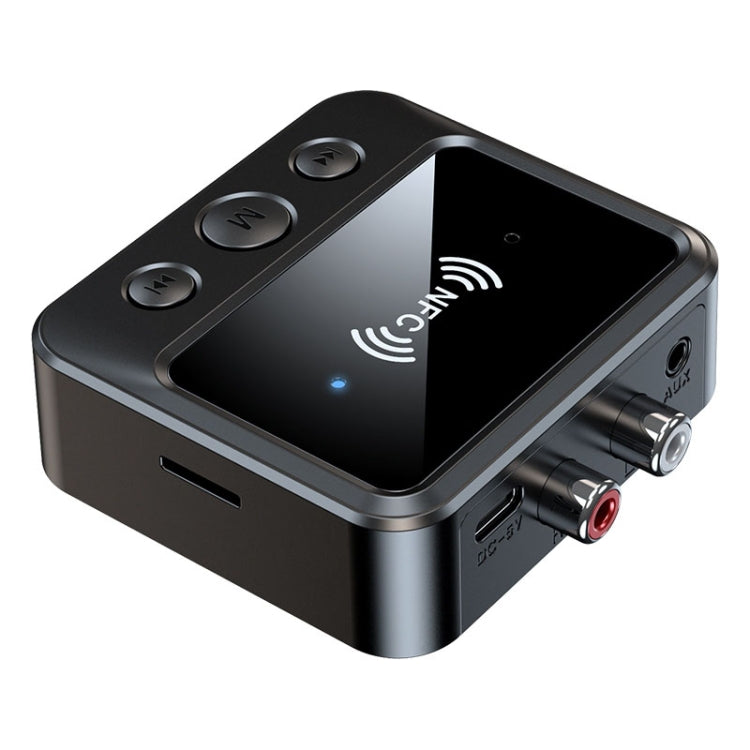 C51 Car Bluetooth 5.1 Audio Receiver with NFC / Calls / TF Card / MP3 Playback Support