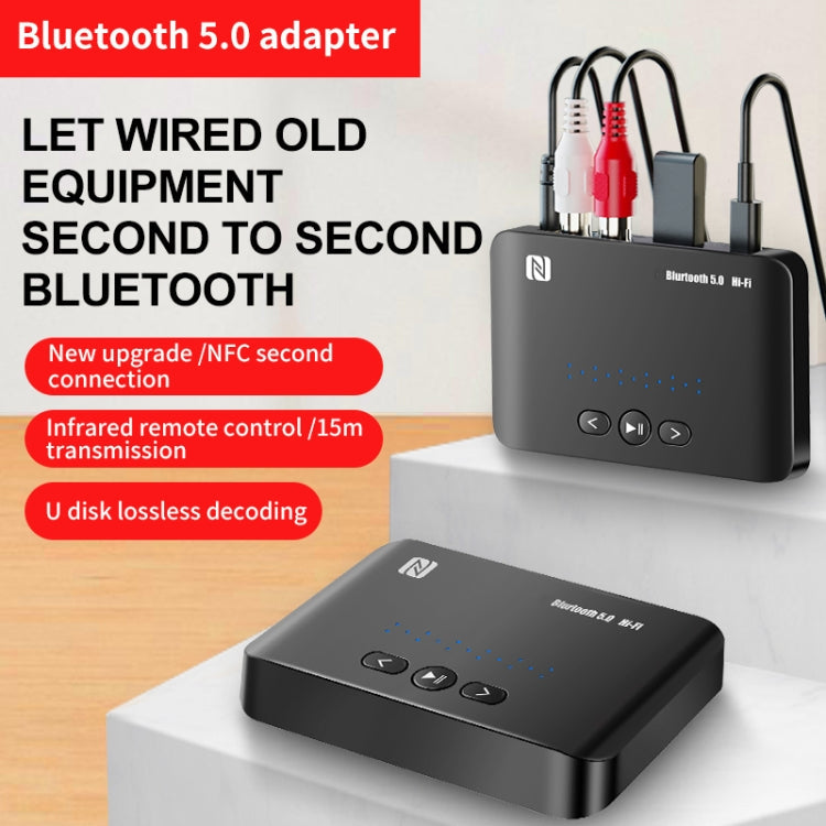 T10 NFC Bluetooth 5.0 Receiver with Remote Control