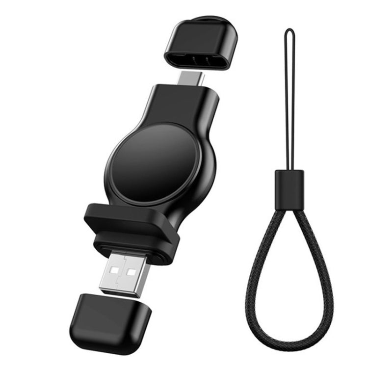 2 in 1 Type C and USB-C Magnetic Quick Wireless Charger for Apple Watch