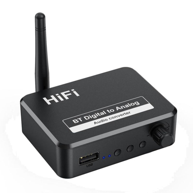 Wireless Bluetooth 5.2 Music Receiver and Digital-to-Analog Converter