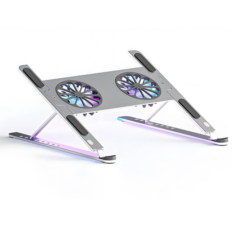 Adjustable Laptop Stand with Double Fans for Cooling