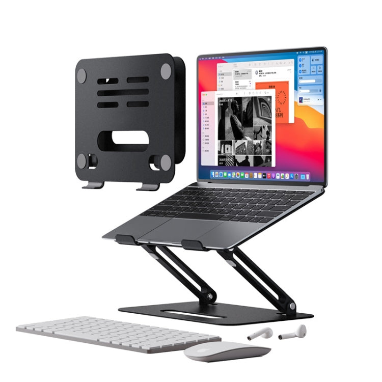 BONERUY P43P Portable Double-layer Aluminum Alloy Laptop and Tablet Stand