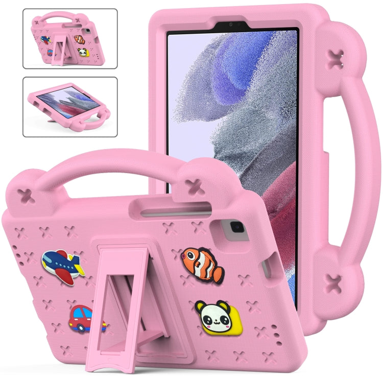 Samsung Galaxy Tab A7 Lite 8.7 2021 T220/T225 Pink Kids Handle Kickstand Tablet Case