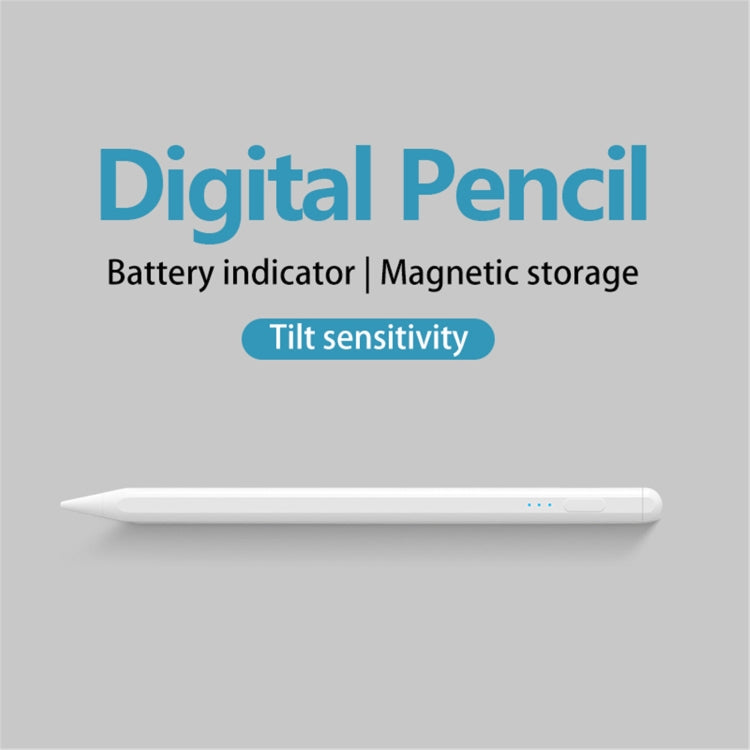 Universal Capacitive Stylus for iPad Mini6/Mini5/Air3 10.5/Pro 11/Air4 10.9/ 10.2 /Pro  12.9 (White)