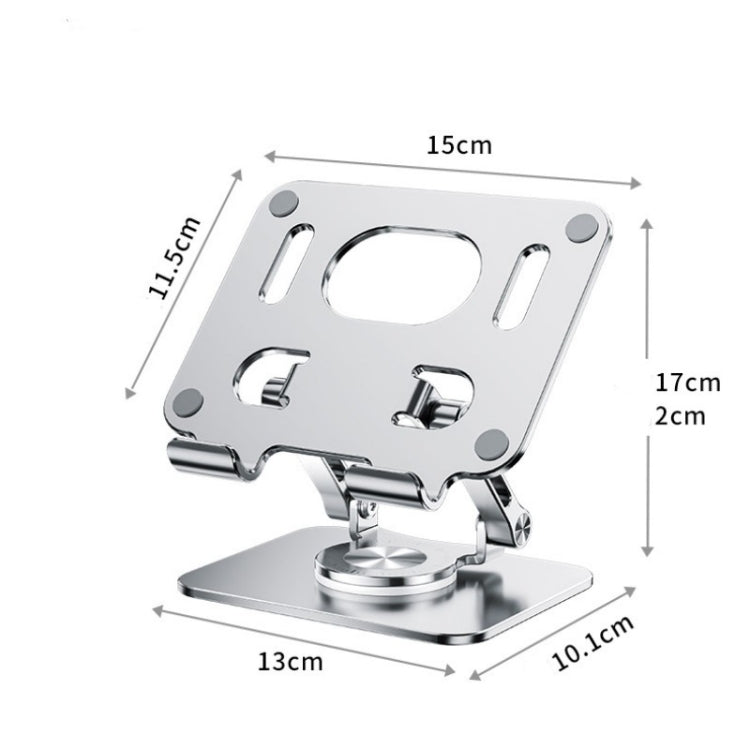 Adjustable Aluminum Laptop Stand with 360° Rotation and Ergonomic Design