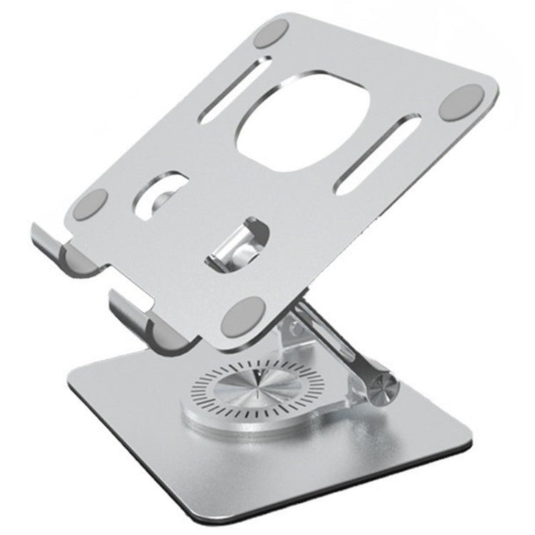 Adjustable Aluminum Laptop Stand with 360° Rotation and Ergonomic Design