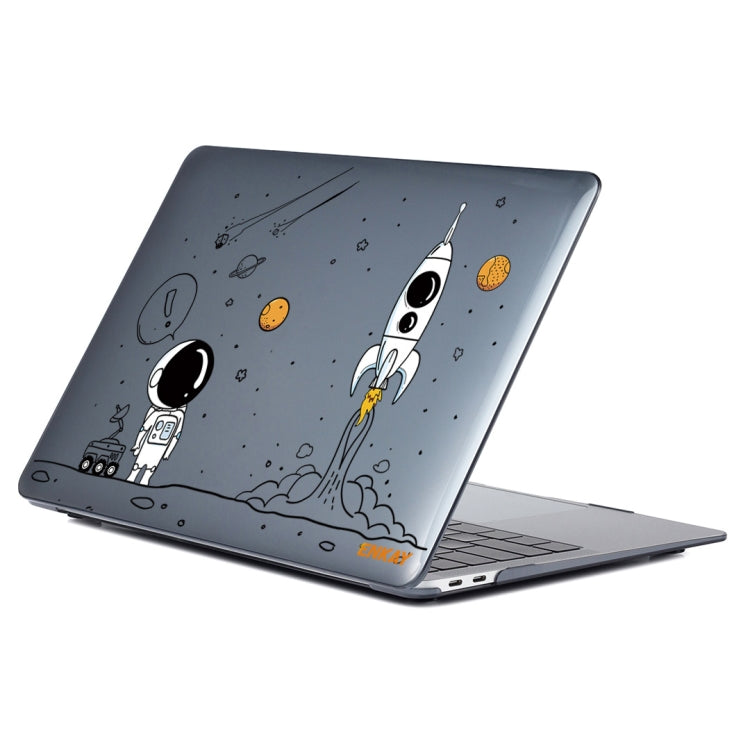 ENKAY Hat-Prince Spaceman Pattern Protective Crystal Case Cover for MacBook Air 13.6 inch (A2681)