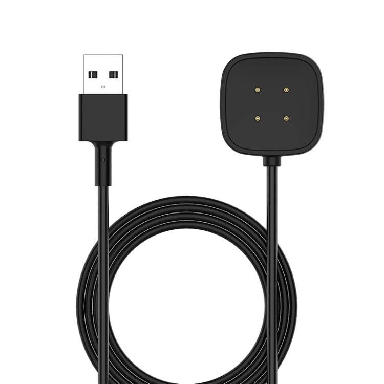 1m Magnetic Charging Cable for Fitbit Versa4 Watch (Black)